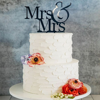 Dash Of Pride Brand Cake Topper